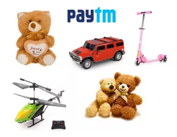 India Desire : Paytm 100% Cashback On Toys & Games Upto Rs 150 [Select Toys]